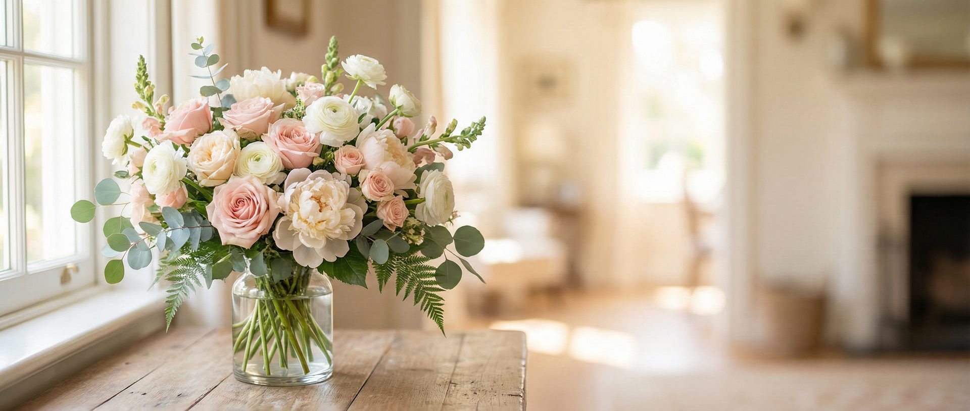 Bright cheerful floral arrangement